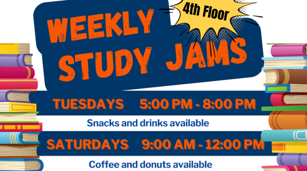Empty Nest Spring 22 Weekly Student Jams Graphic