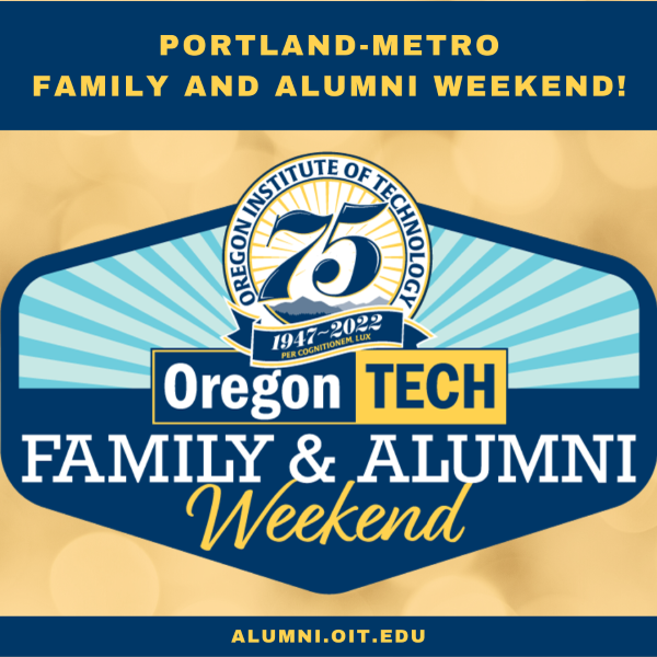 Portland-Metro Alumni Family Weekend flyer