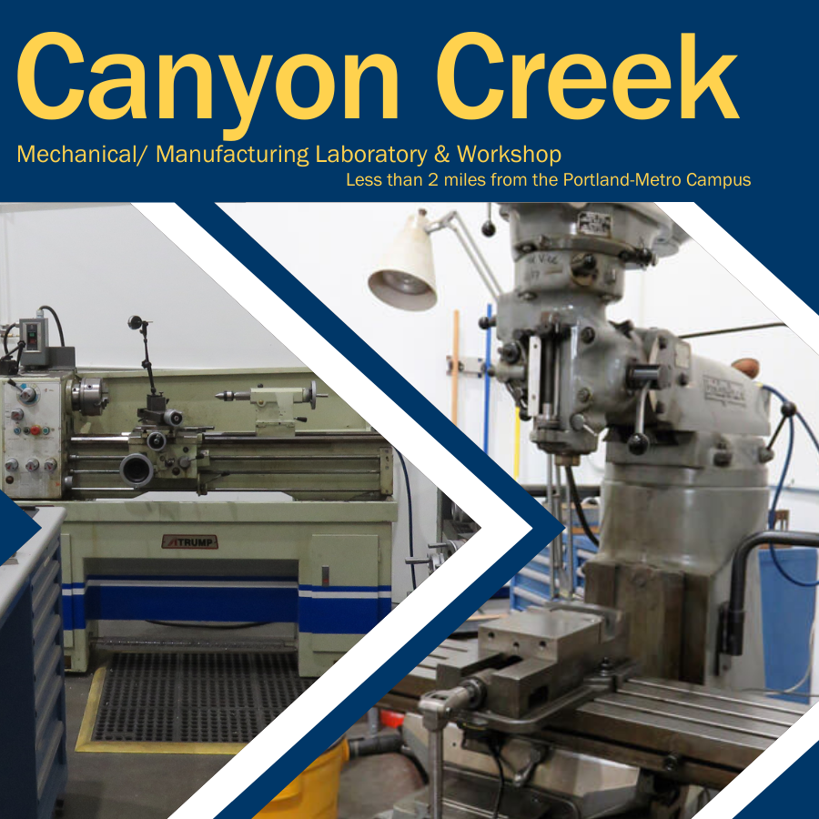 Portland-Metro students have access to the Canyon Creek lab facility, located just 1.4 miles from campus.