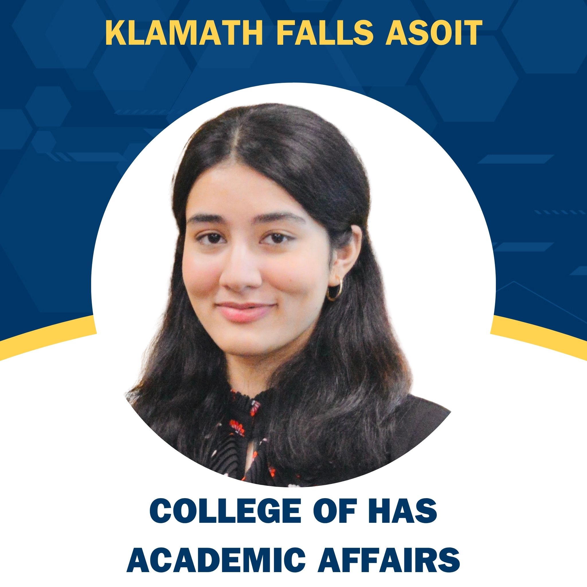 Yamini Singh College of HAS Academic Affairs Officer