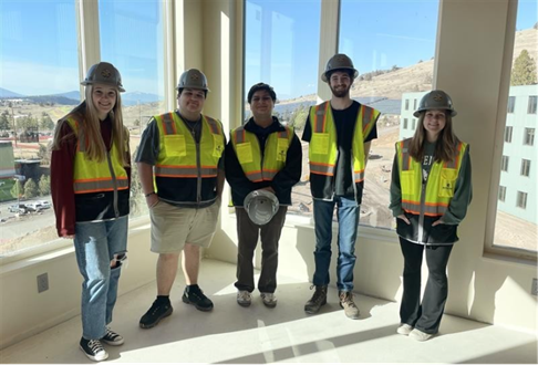 Housing Student Staff Touring New Residential Building 