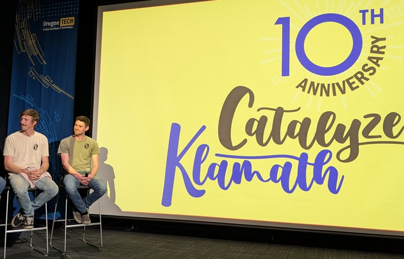 Brevada's Seth and David at Catalyze Klamath 10th anniversary