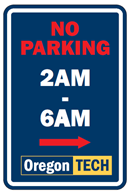(2019-2020) Winter Safety No Parking Sign