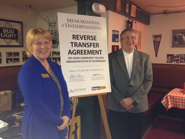 Oregon Tech and MHCC Agreement