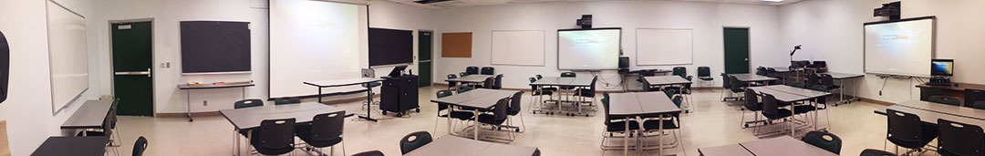 SE 142 - Seats up to 32 students at tables of 4. Equipped wi