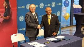 Stan L. Carr of Boeing and Dr. Nagi Naganathan of Oregon Tech