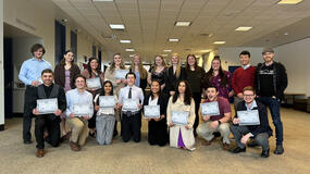 Alpha Epsilon Delta honors society welcomes new members