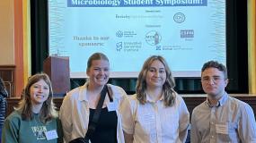 Sydney Dalin, Carley Rogers, Lydia Poss, and Gage Delzotti