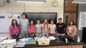 Bonanza biology class with Oregon Tech