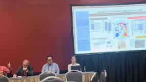 Cruz Collin presenting at AISES 2024