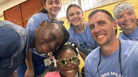 Students providing dental care in Jamaica 5