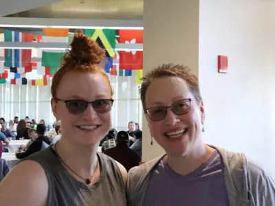 Student and family member at SOAR 2022