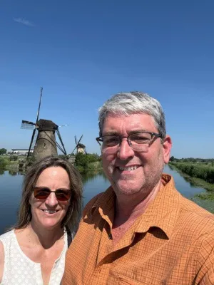 Professors Hallie and Mark Neupert