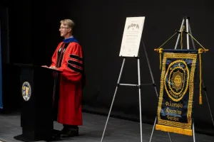 Christopher J. Syrnyk at Phi Kappa Phi Installation