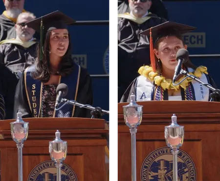 Miranda (left) and Amoi (right) at Oregon Tech