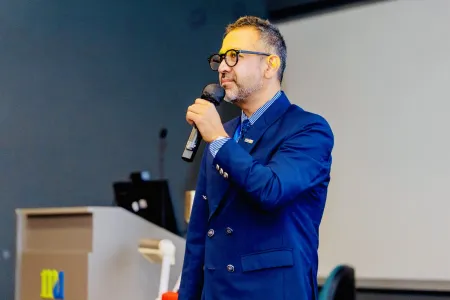 Oregon Tech Professor KC Santosh at WS-RIDL 2026.